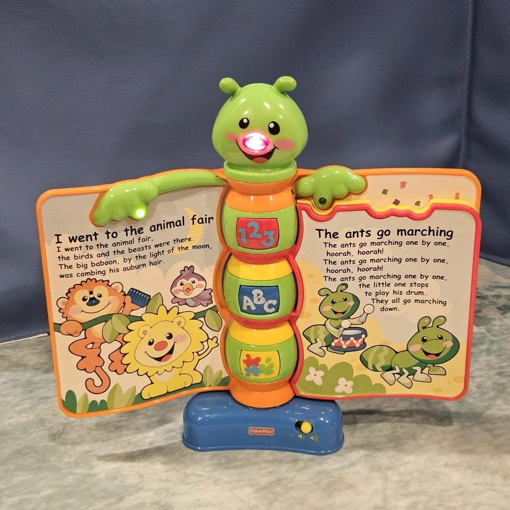 Fisher‎ Price Smart Stages Train + Storybook Rhymes Book Tested Working